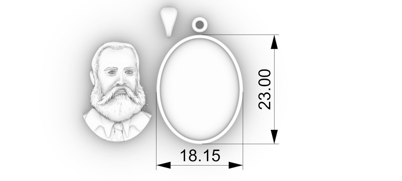 Bezerra de Menezes 3D print model_6