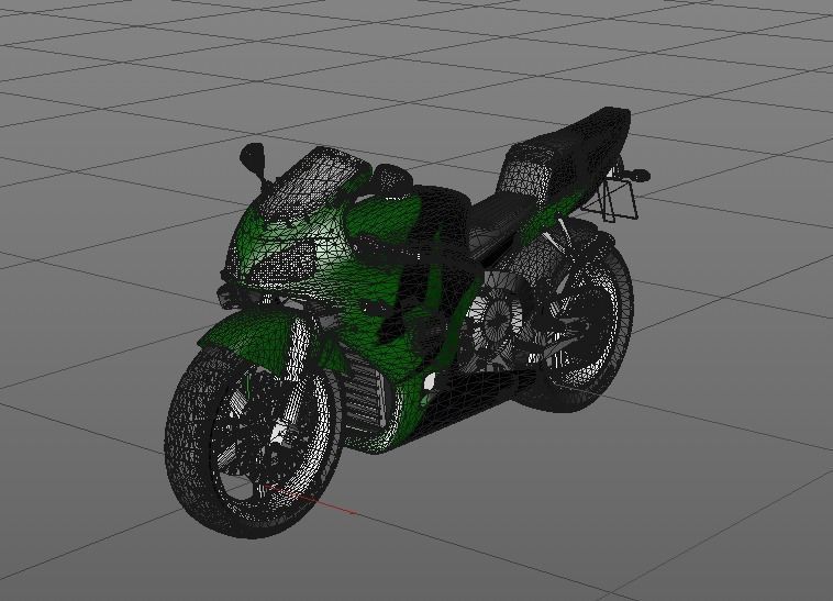 Honda Cbr 3D model_15