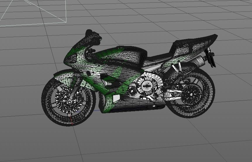 Honda Cbr 3D model_16