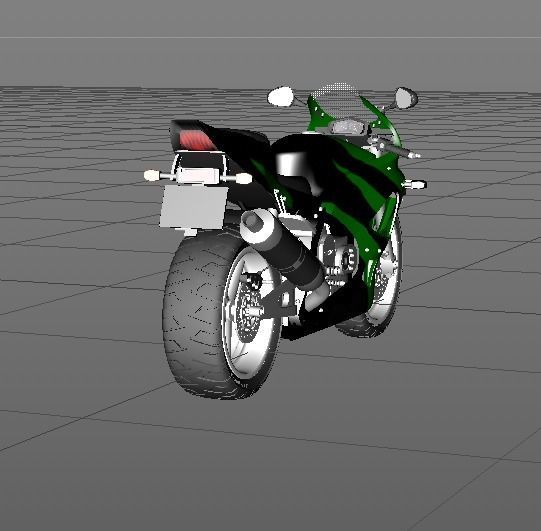 Honda Cbr 3D model_8