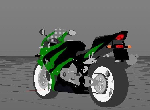 Honda Cbr 3D model_28