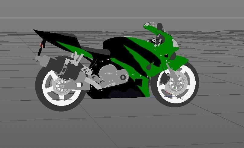 Honda Cbr 3D model_30