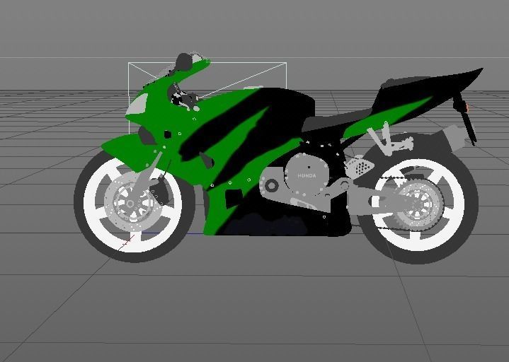 Honda Cbr 3D model_27