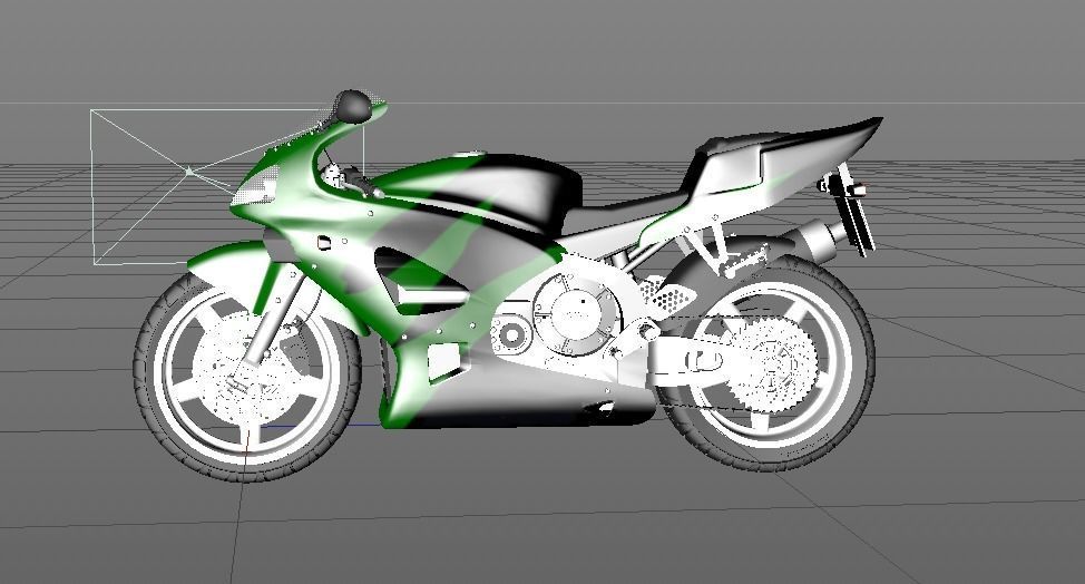 Honda Cbr 3D model_4