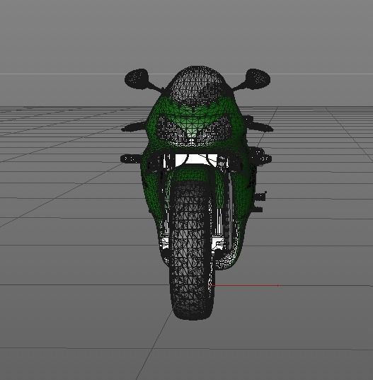 Honda Cbr 3D model_14