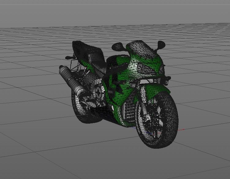 Honda Cbr 3D model_13