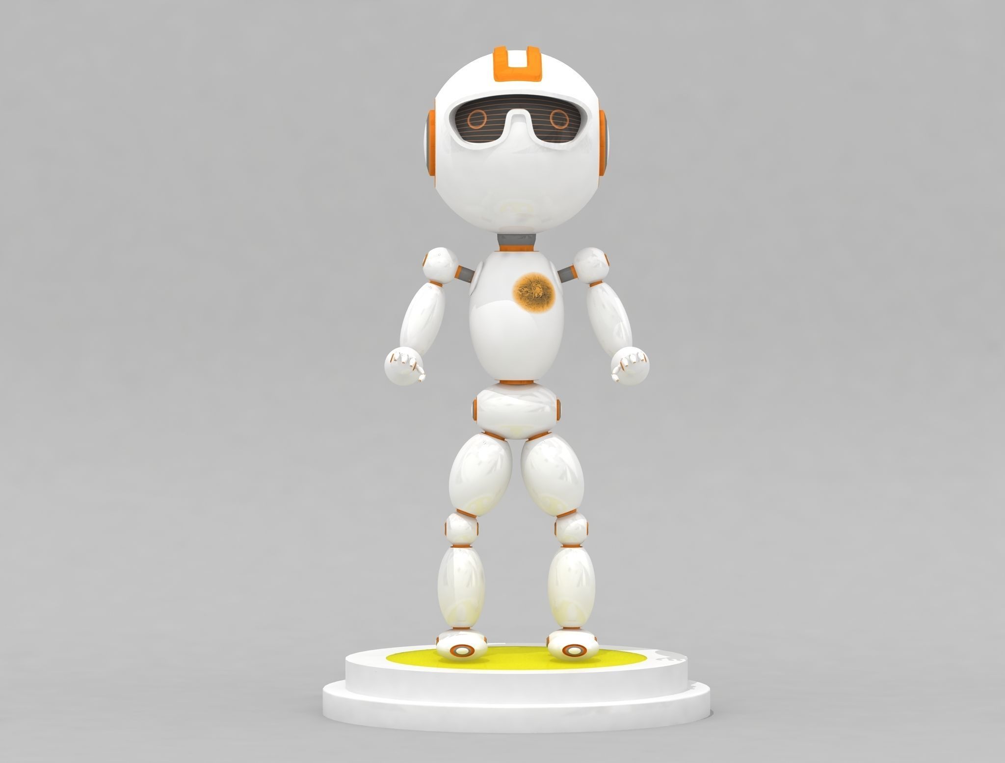  Sci-Fi Robot Character Robeco 3D model_1