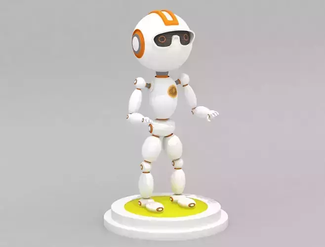  Sci-Fi Robot Character Robeco 3D model