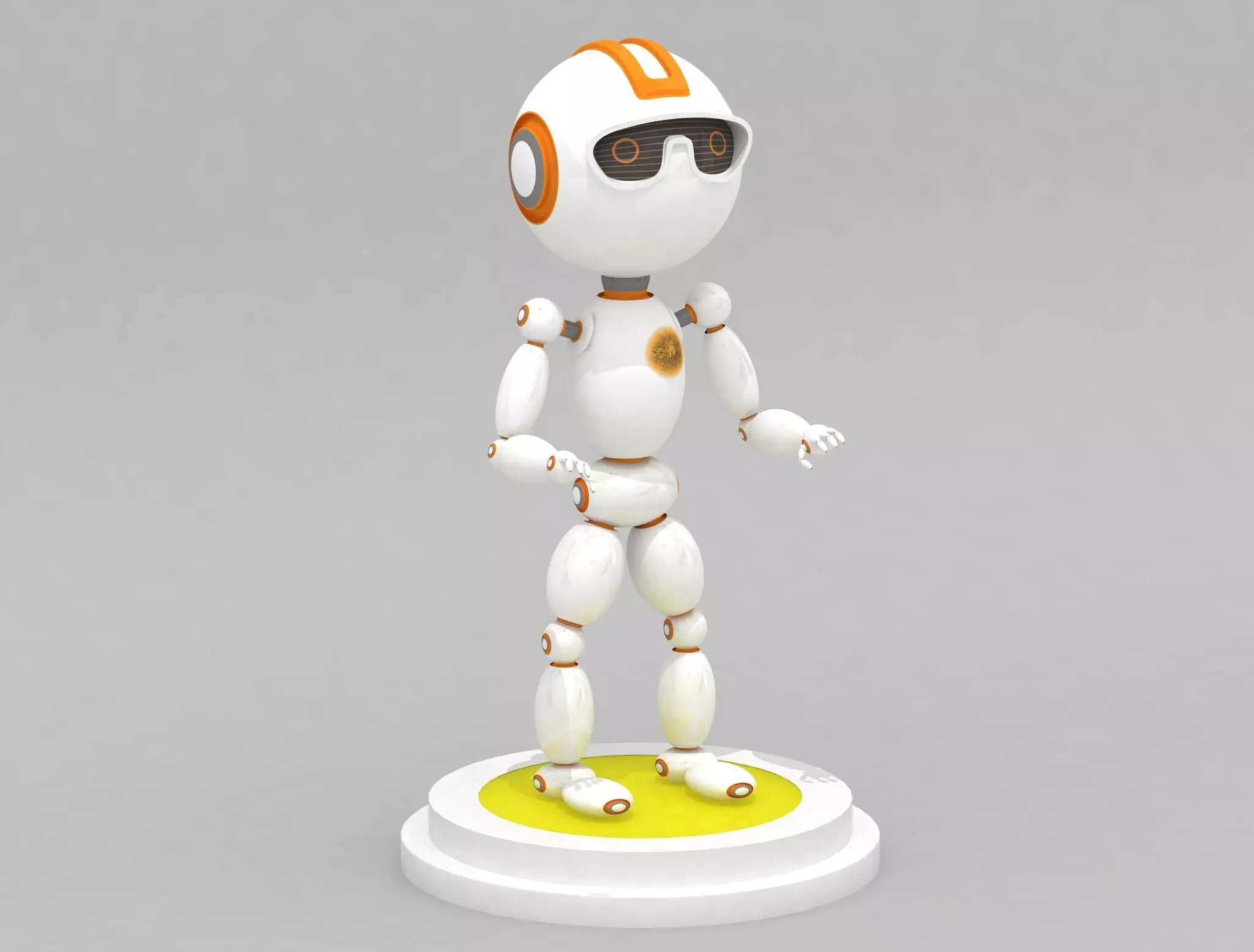  Sci-Fi Robot Character Robeco 3D model_0