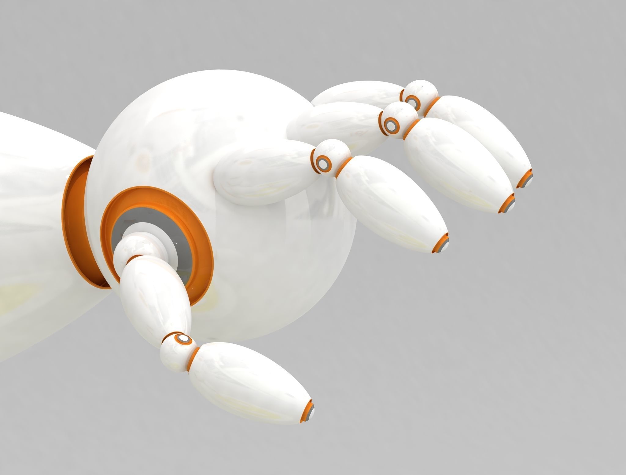  Sci-Fi Robot Character Robeco 3D model_4