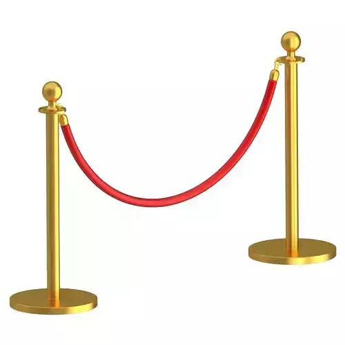 Gold Stanchion