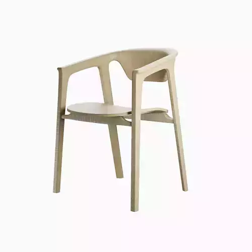 Wooden Chair furniture decoration PBR