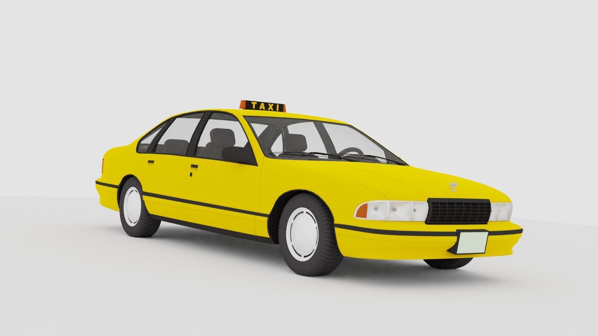 Taxi 3D Model 3D model | CGTrader