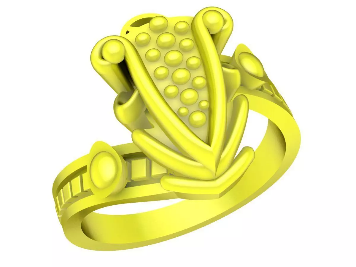 A5459 Fengshui Art Money Fog Women Ring 3D Print 3D print model