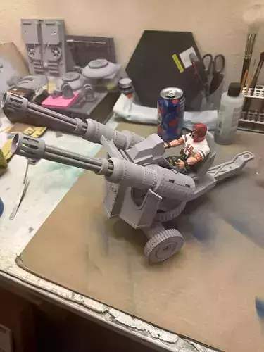 12th Scale Twin battle Gun 