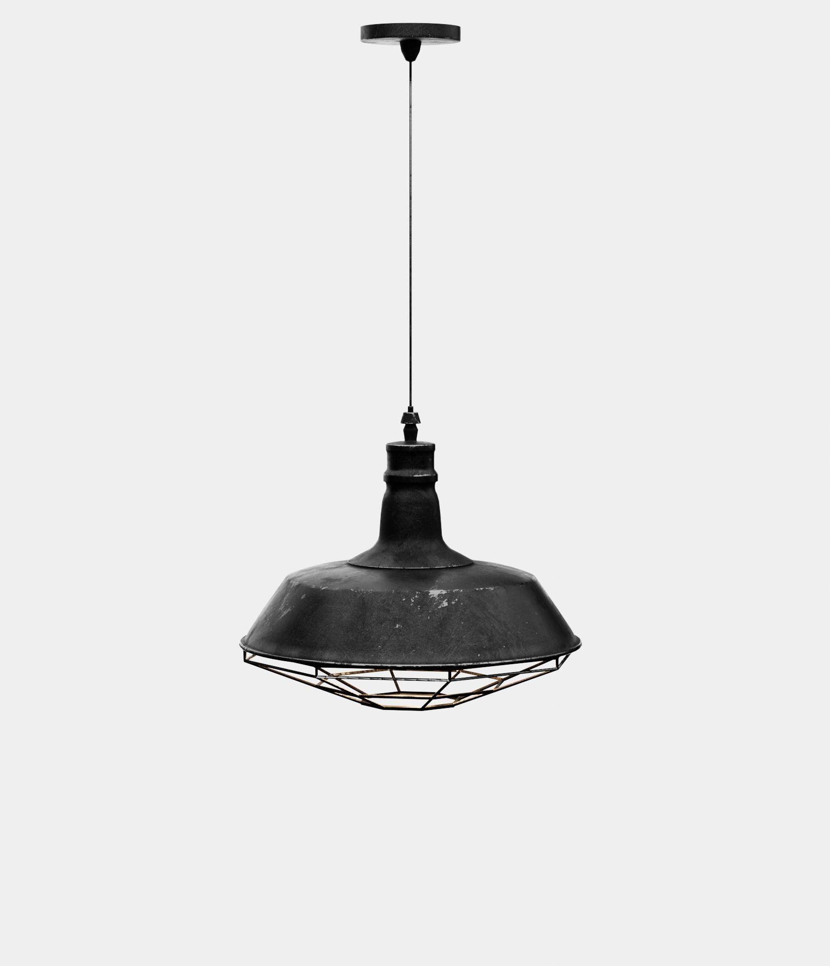 Industrial lighting furniture decoration PBR textured Free low-poly 3D model_1