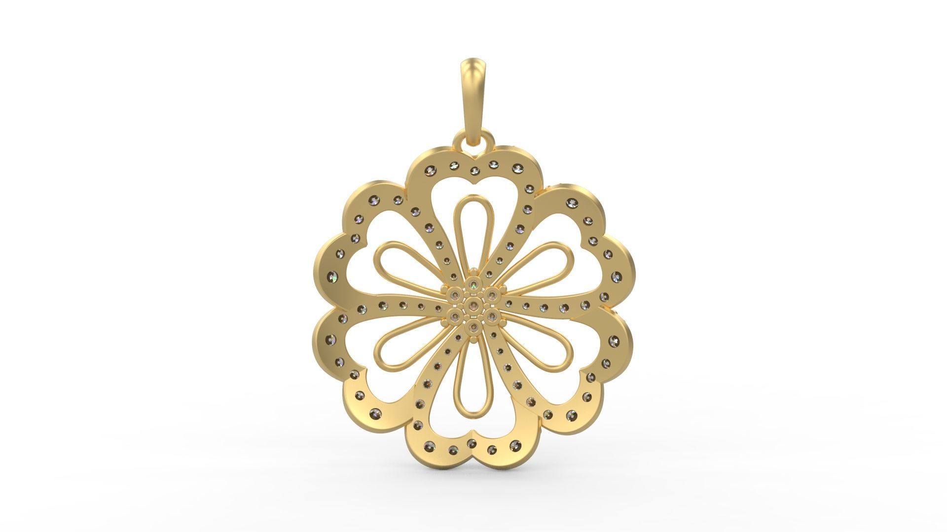 Pendant 698 3D print model_4