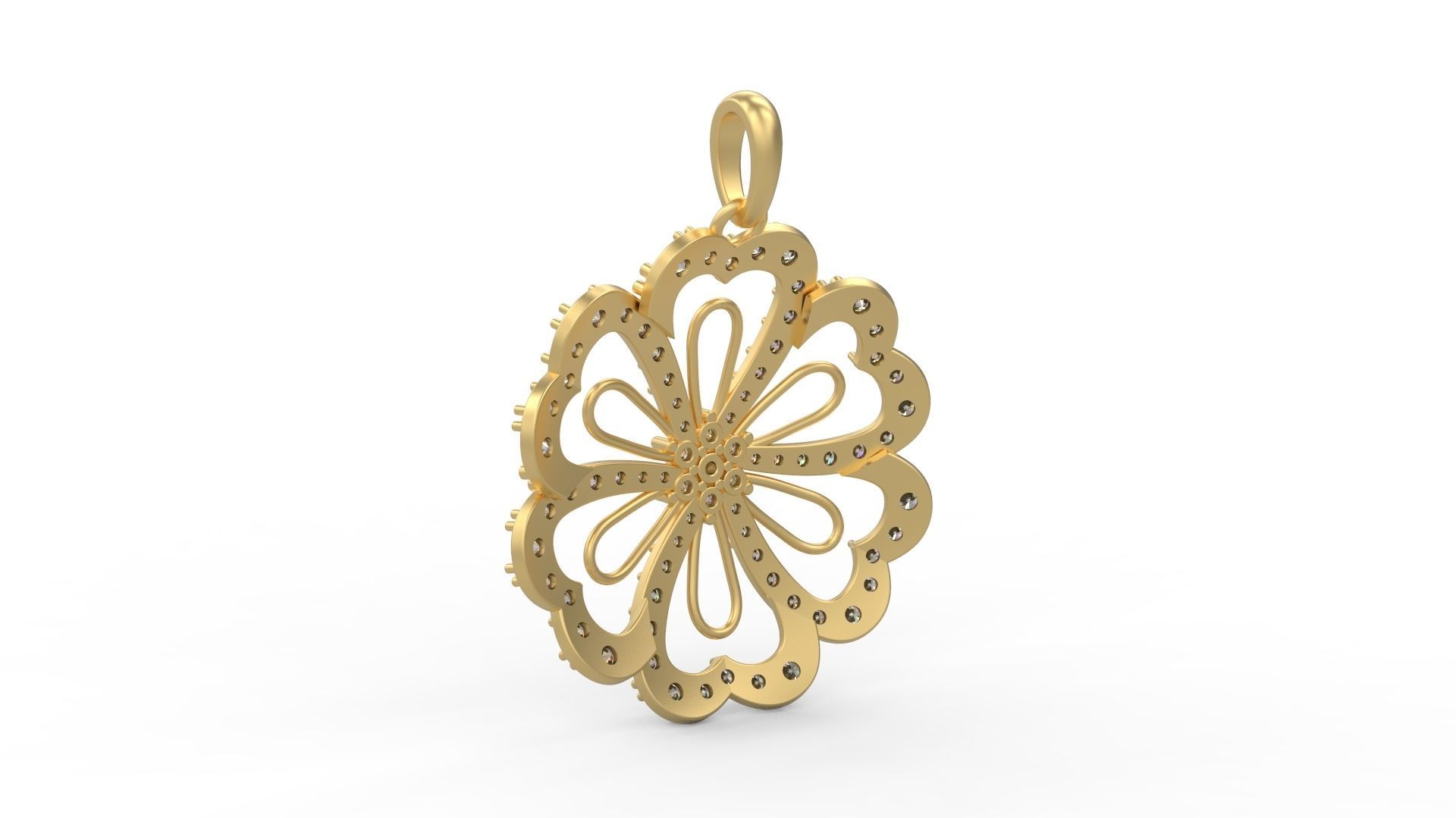 Pendant 698 3D print model_3
