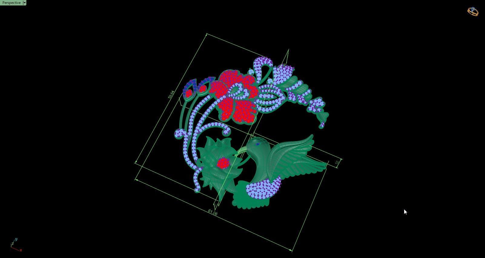 Pendant 671 3D print model_9