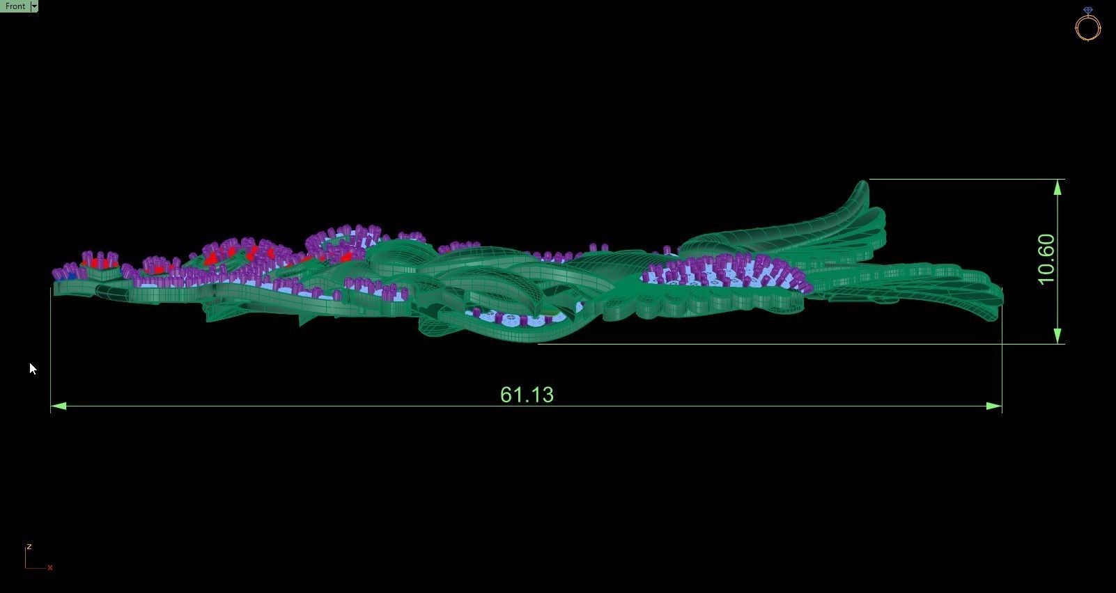 Pendant 671 3D print model_7
