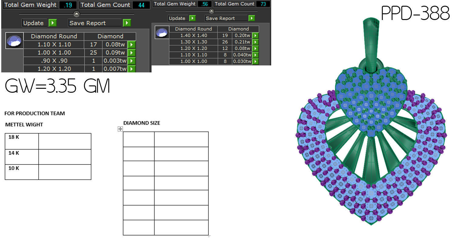 Pendant 713 3D print model_9