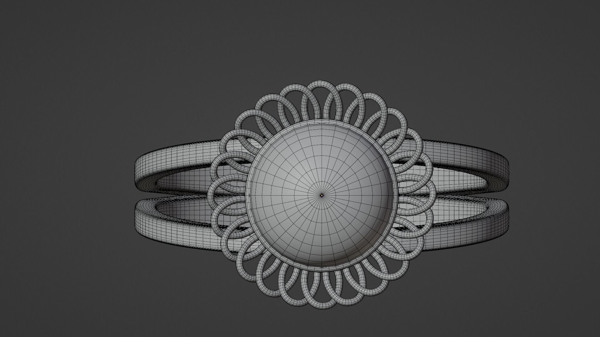 Pearl Ring 3D print model_8