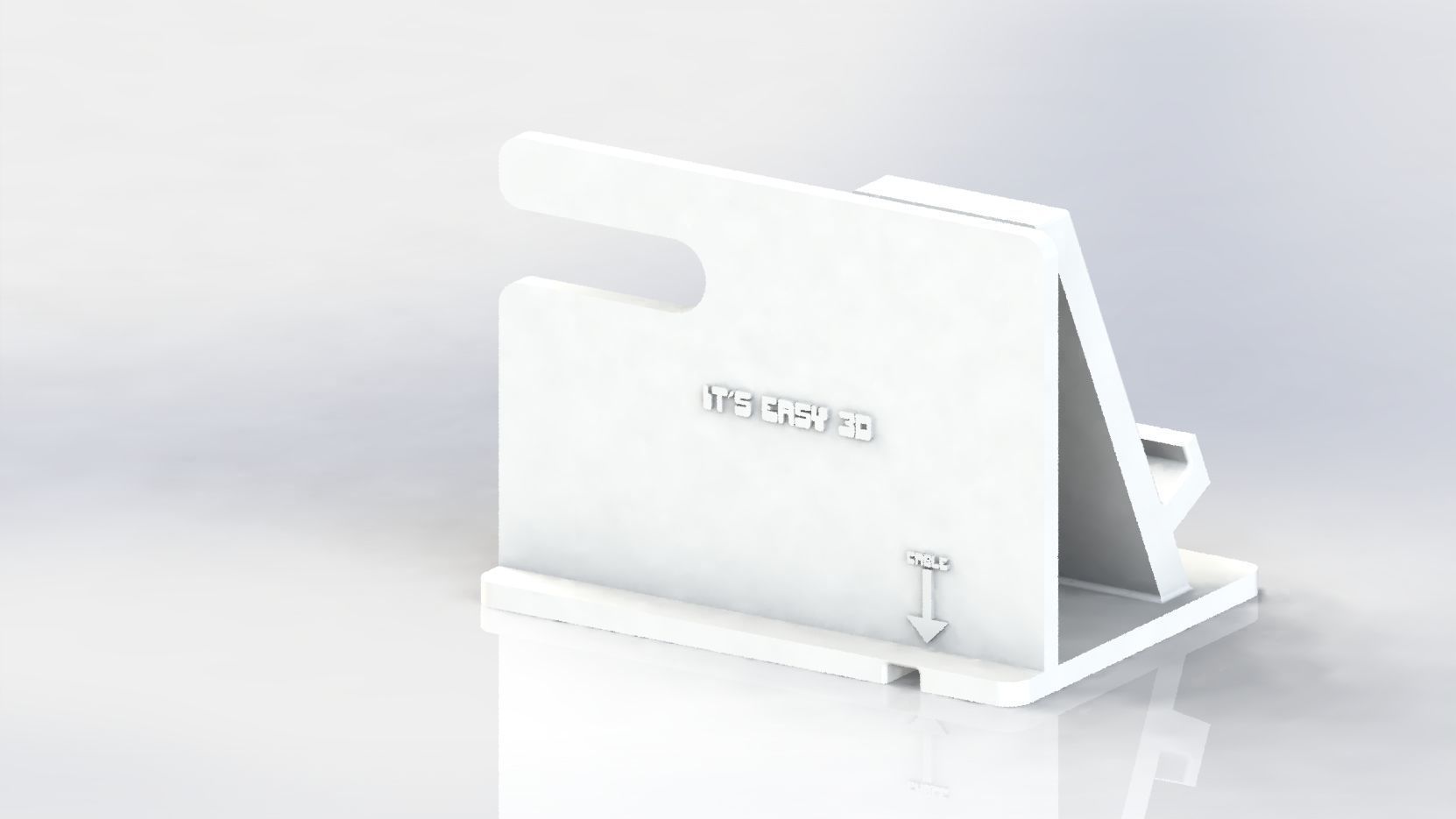 Estacion de carga para celular 3D print model_1