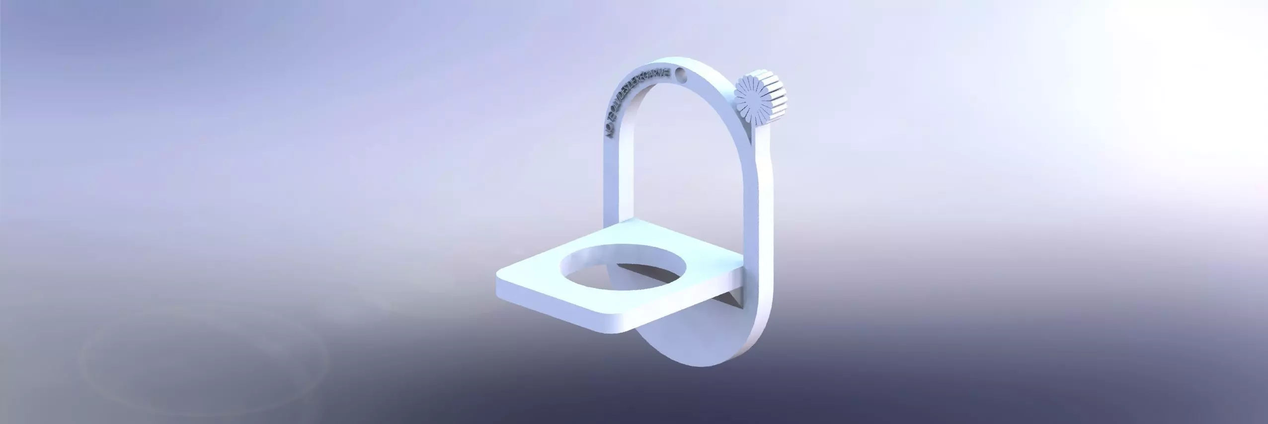 SUJETADOR DE MACETAS PARA PARED 3D print model