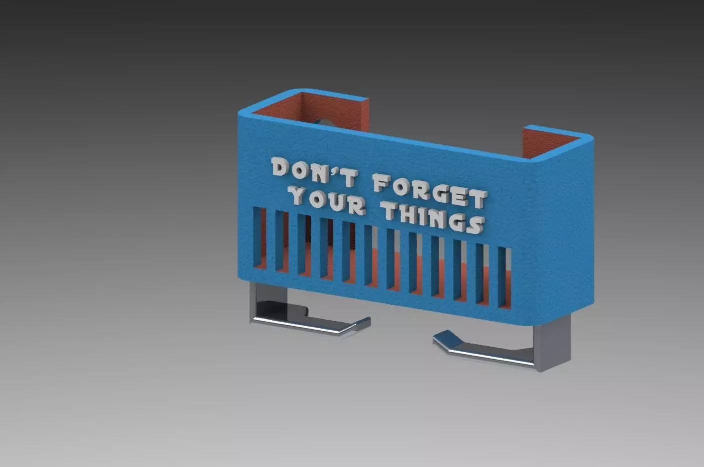 SOPORTE DE LLAVES Y CELULAR PARA PARED 3D print model