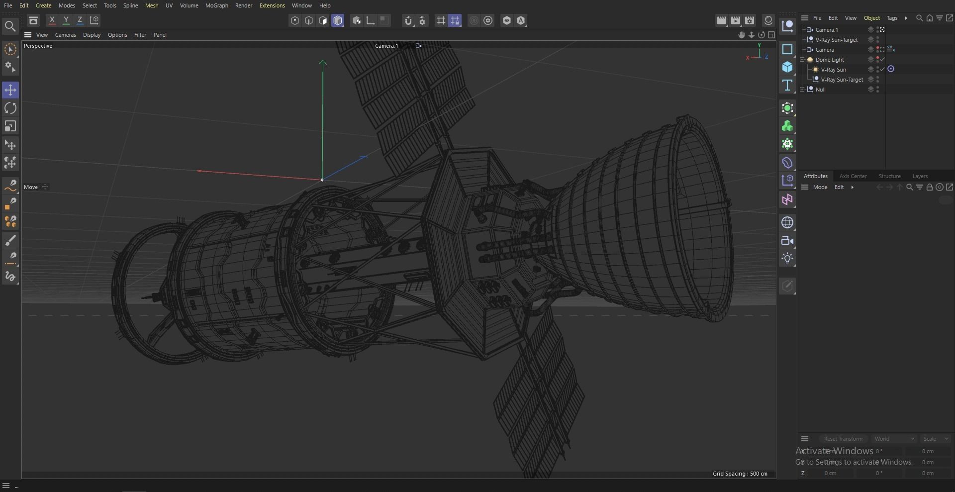 Space module 3D model_8