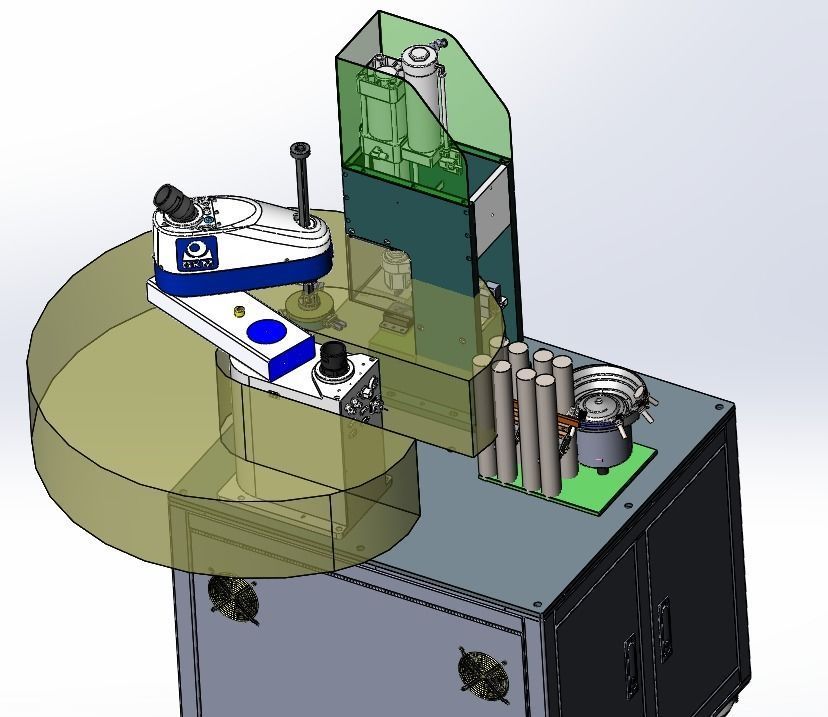 Relay automatic assembly line 3D model_4