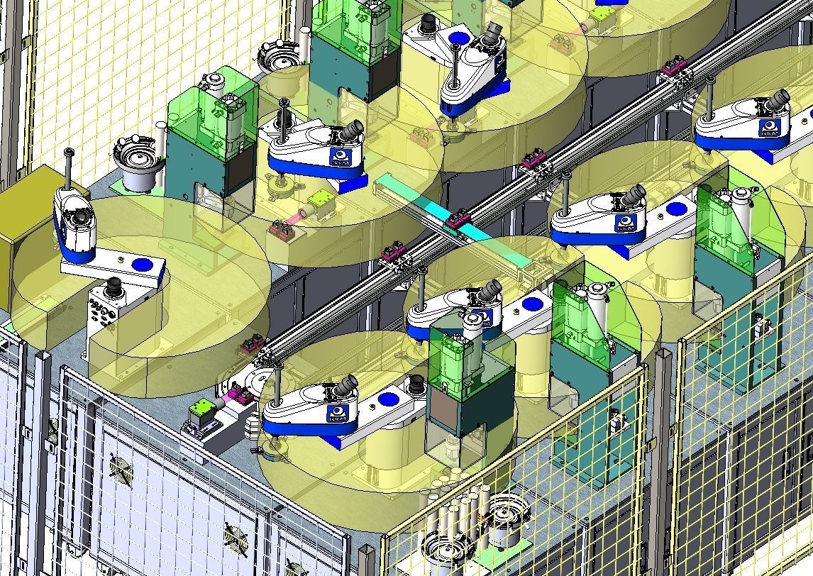 Relay automatic assembly line 3D model_3