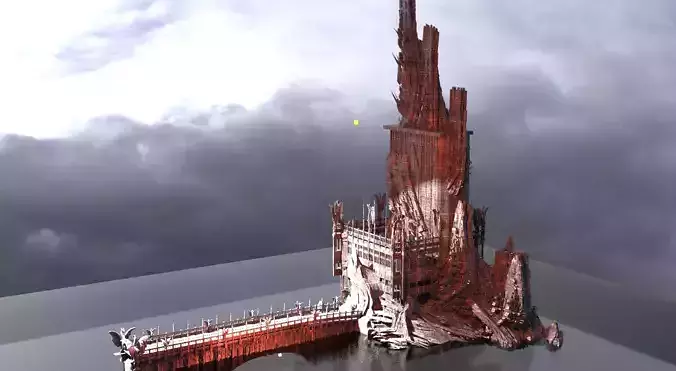 Sauron inspired Tower Turret walkway 2 