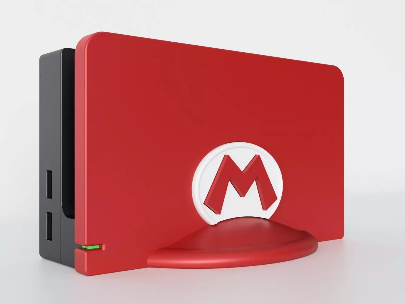 Nintendo switch faceplate custom for dock 3D print model_0