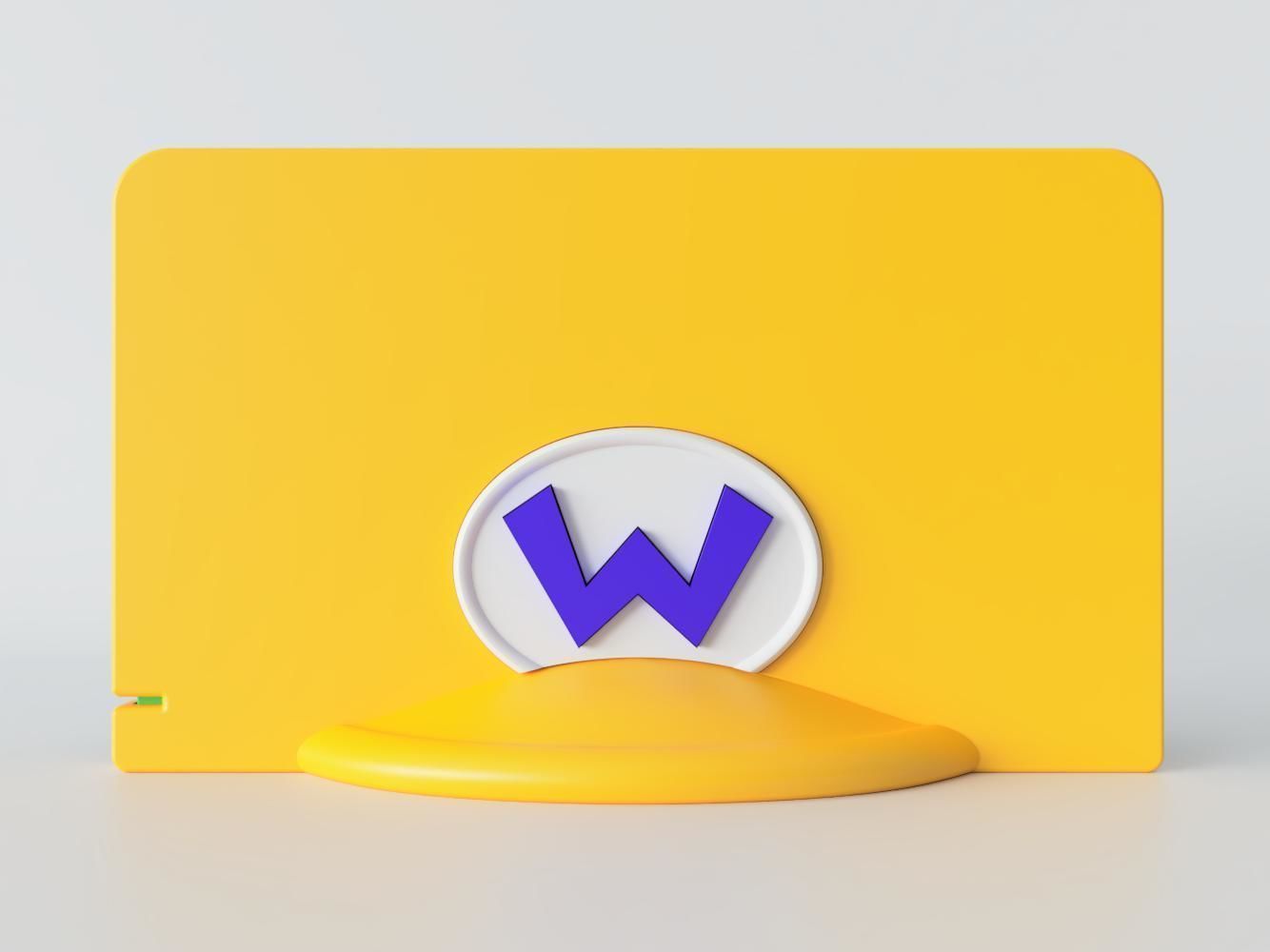 Nintendo switch faceplate custom for dock 3D print model_4