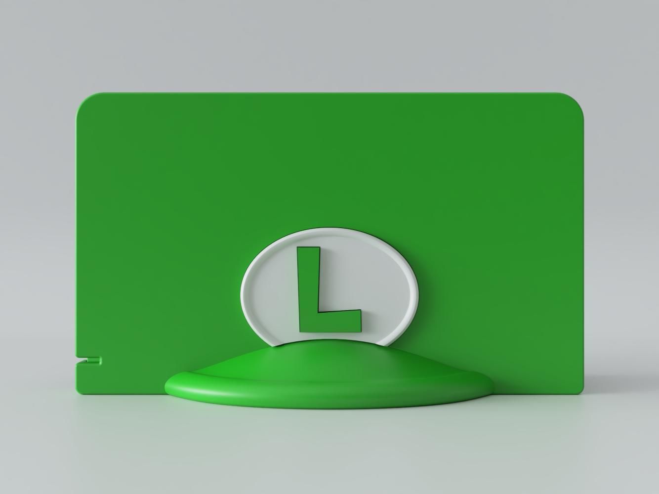 Nintendo switch faceplate custom for dock 3D print model_2