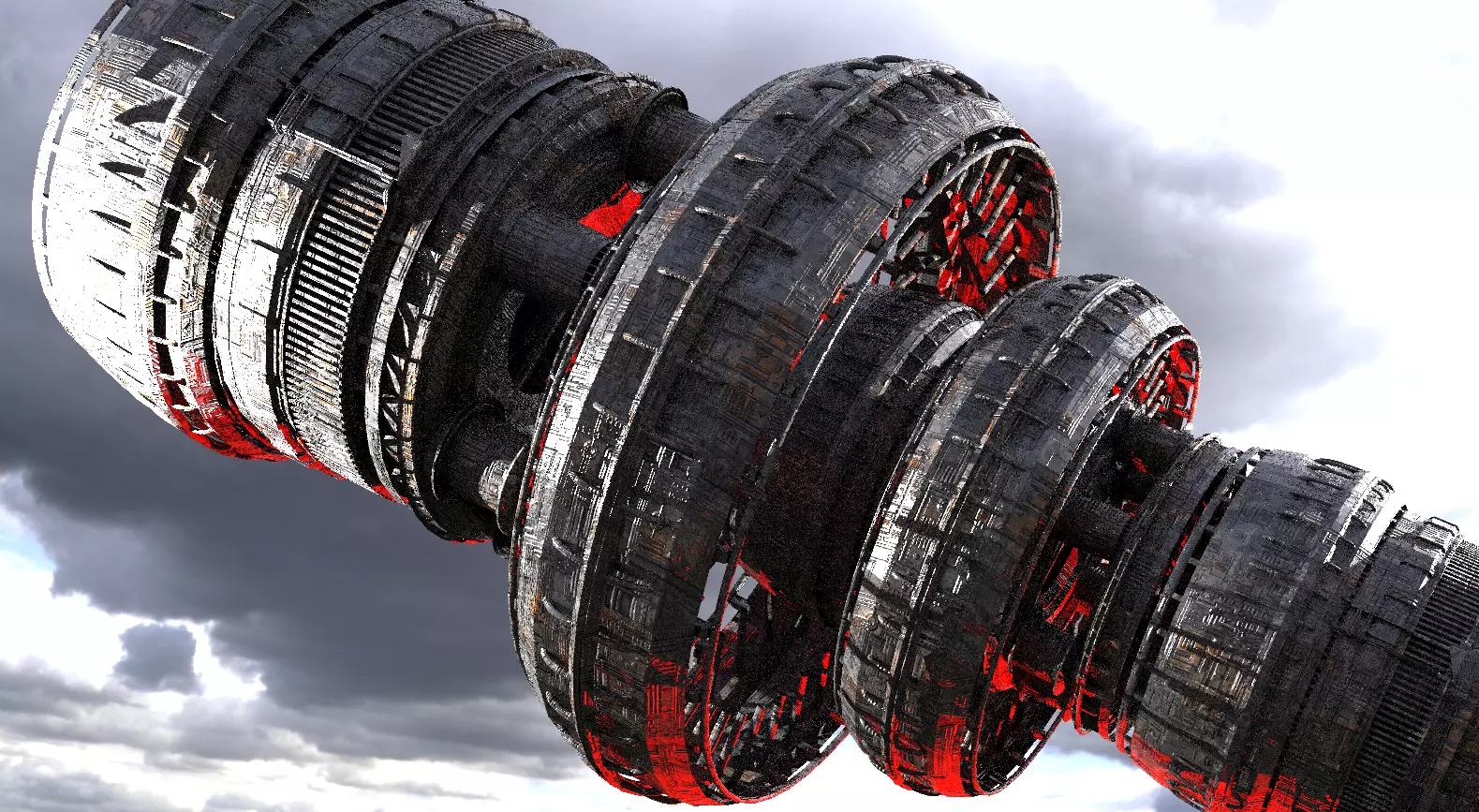 Sci Fi Fusion Gravity chamber base 1 3D model