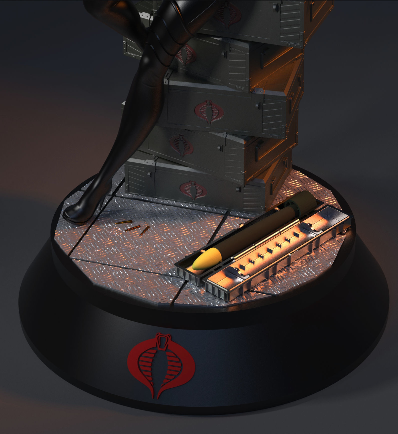 Baroness  3D print model_5