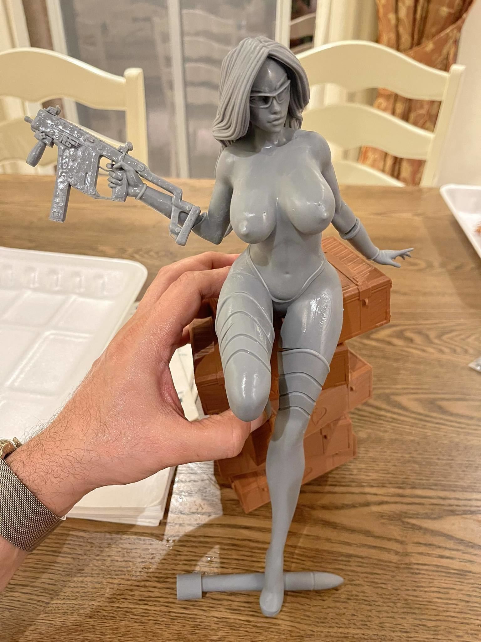 Baroness  3D print model_8
