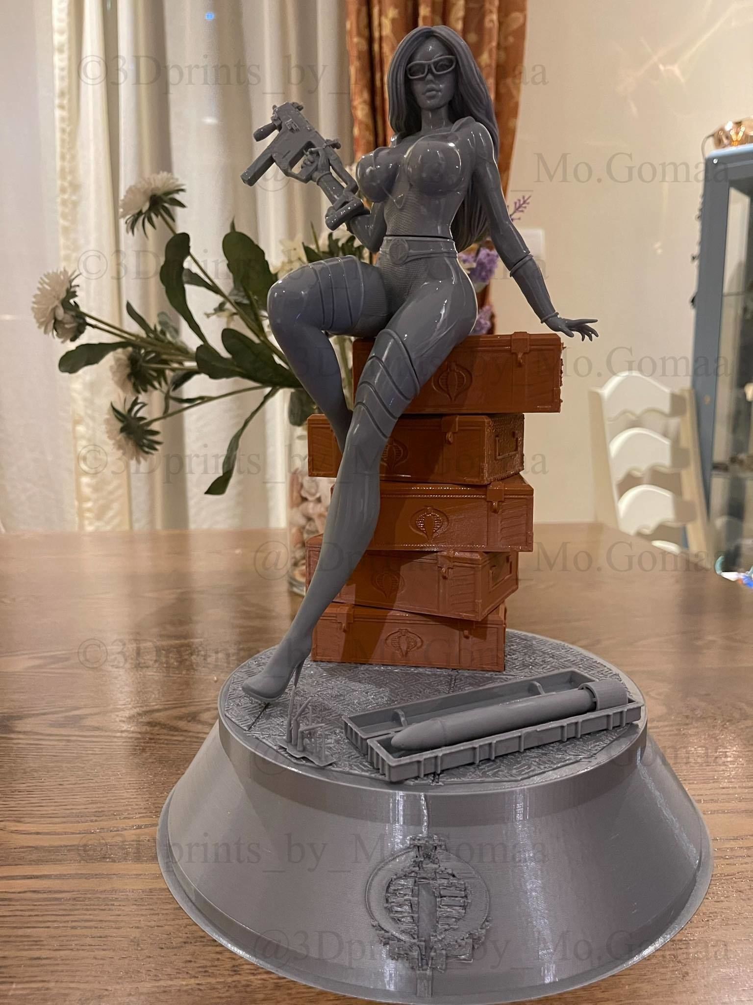 Baroness  3D print model_12