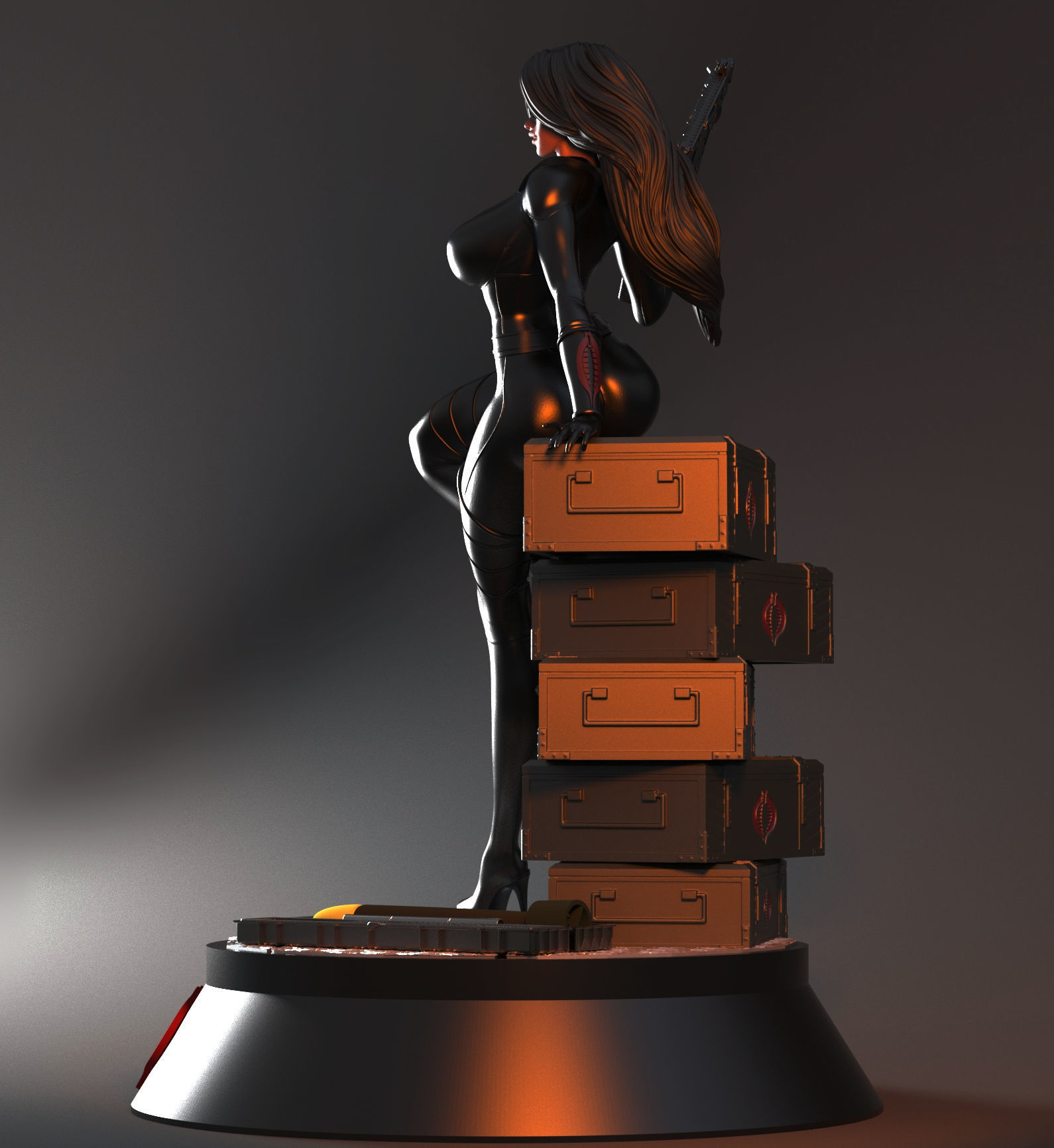 Baroness  3D print model_4