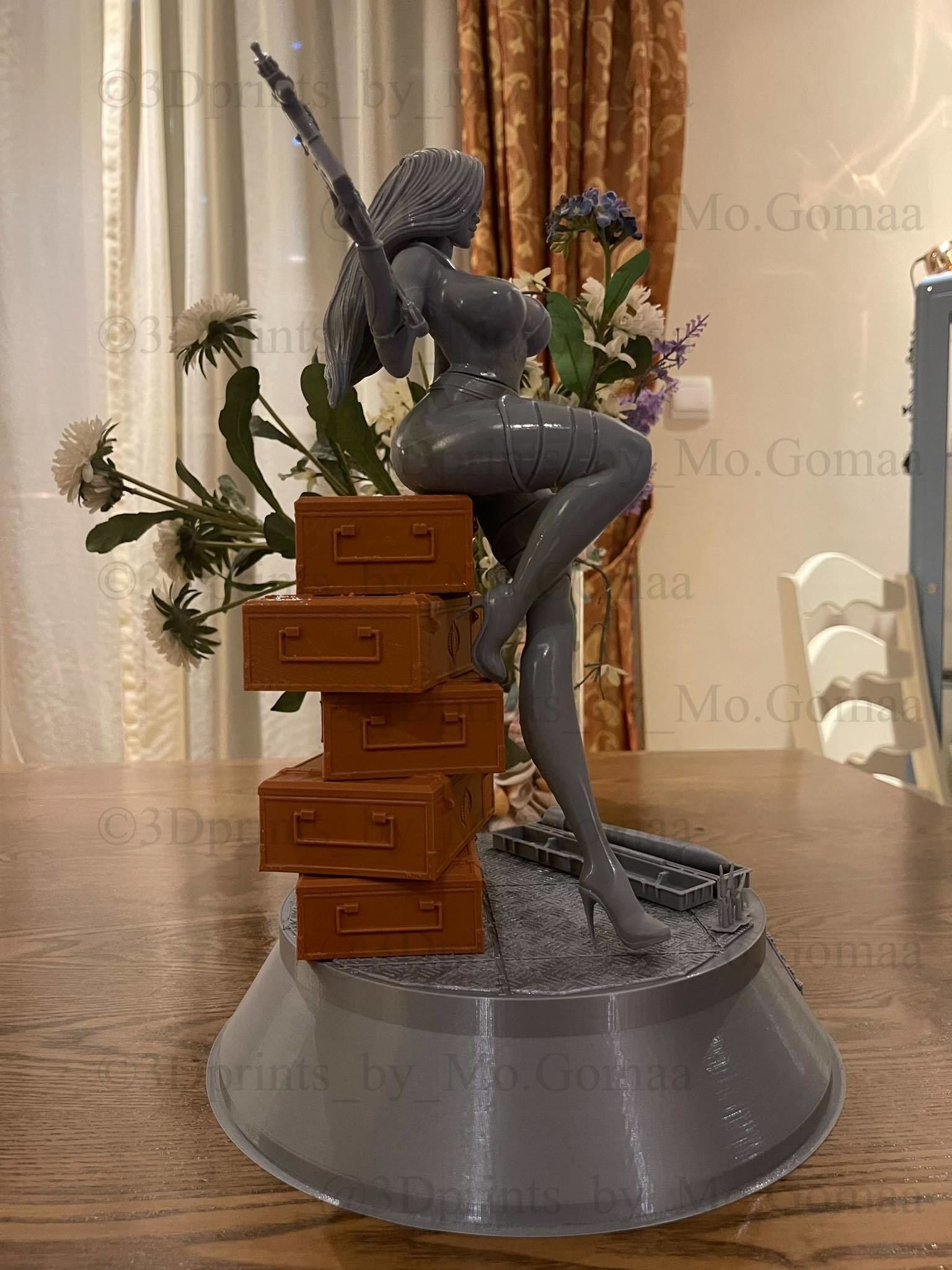 Baroness  3D print model_13