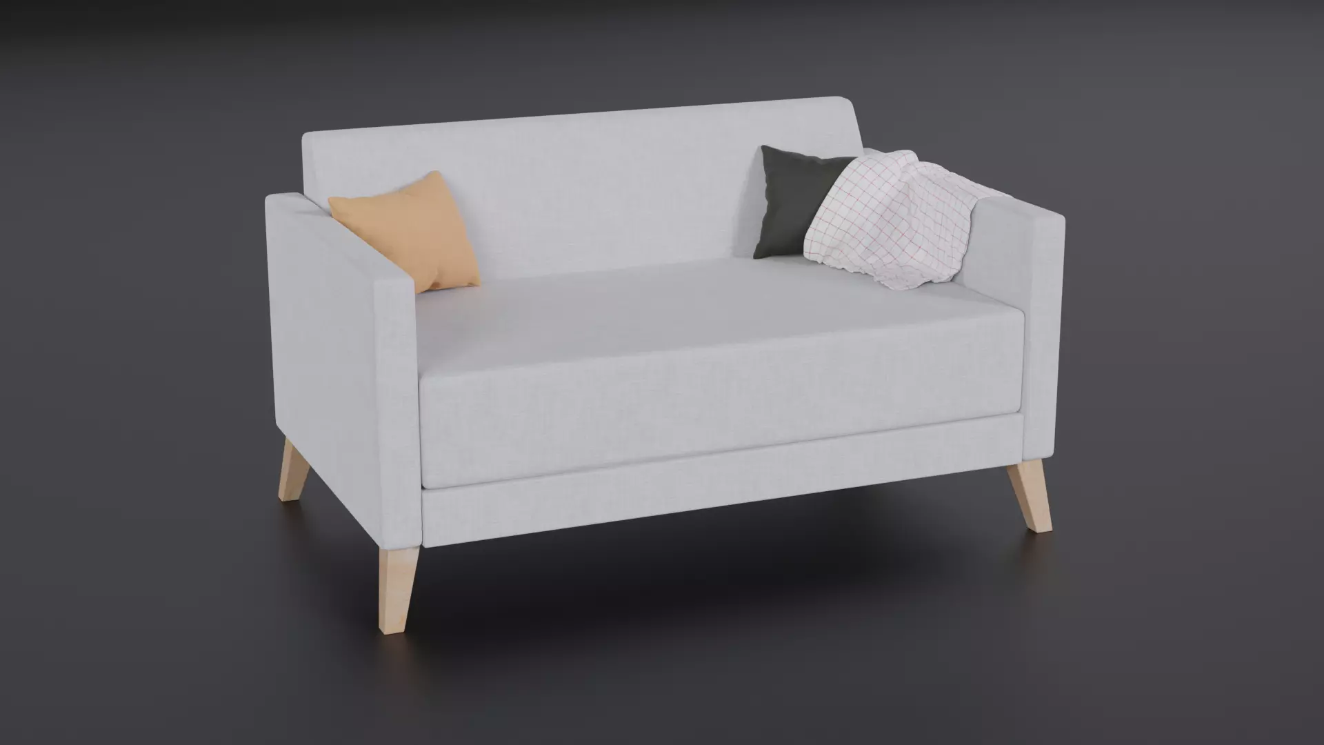Love Seat Free 3D model