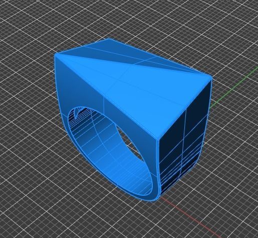 Anel geometrico 3D print model_3
