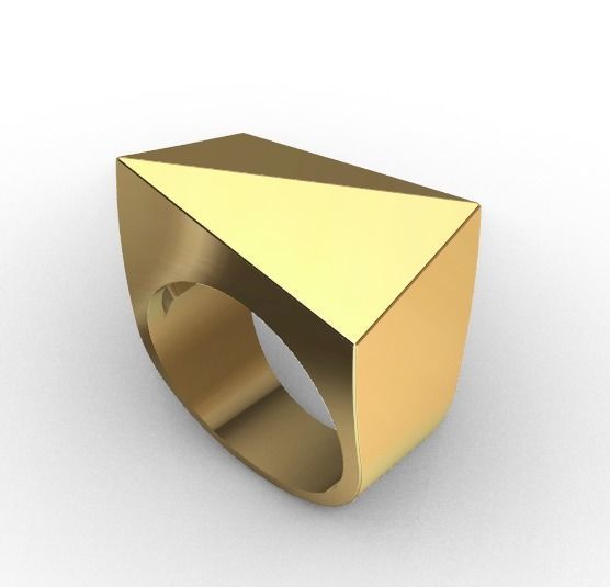 Anel geometrico 3D print model_1