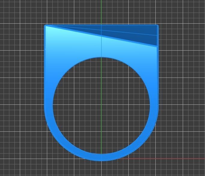 Anel geometrico 3D print model_5