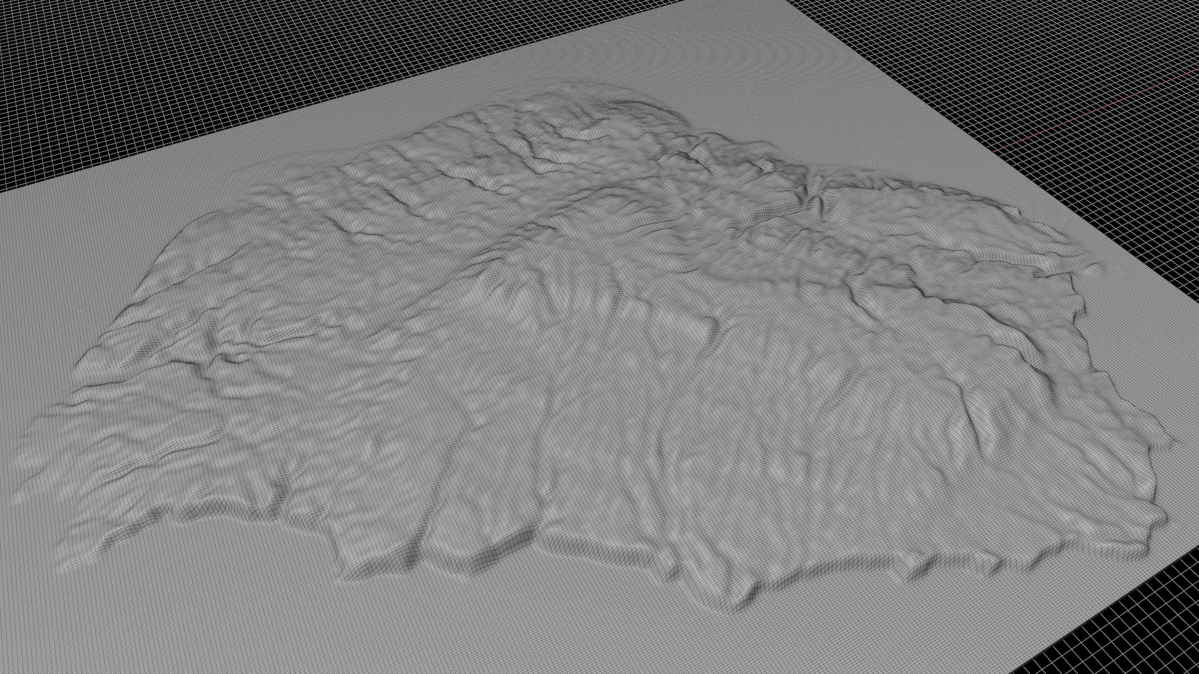 Penida Island full 3d terrain 3D model_2