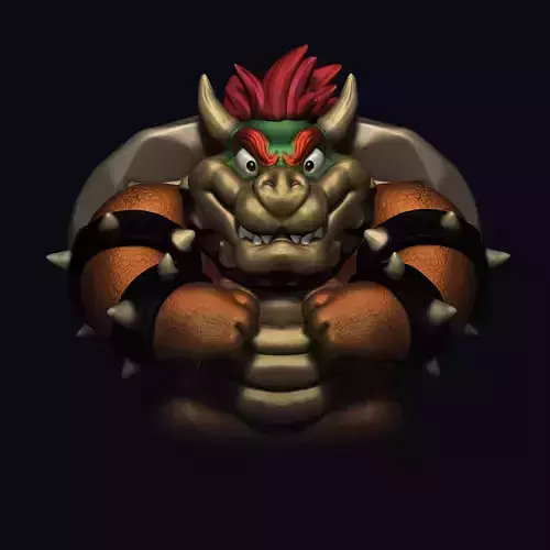 Bowser figurine  3D print model