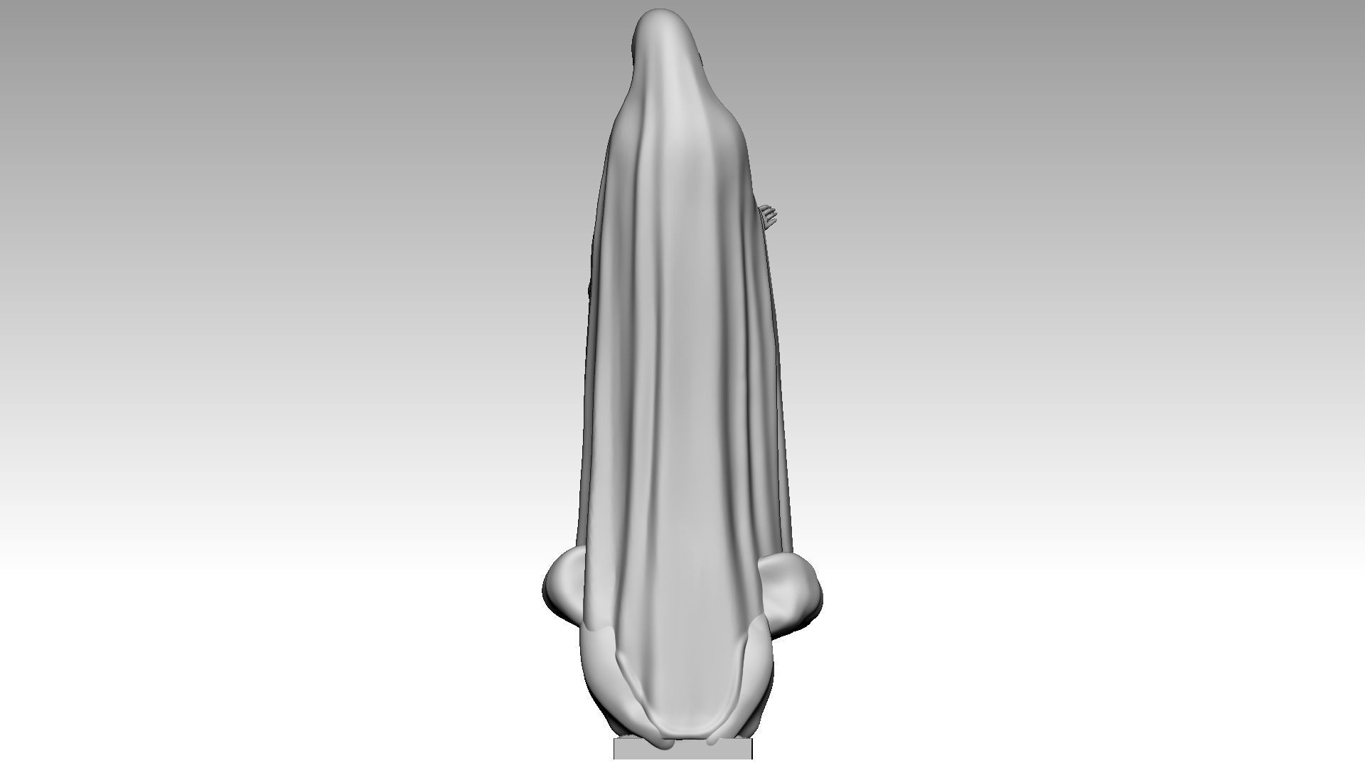Virgin Mary appears at Fatima - Rosary Queen 3D print model_4