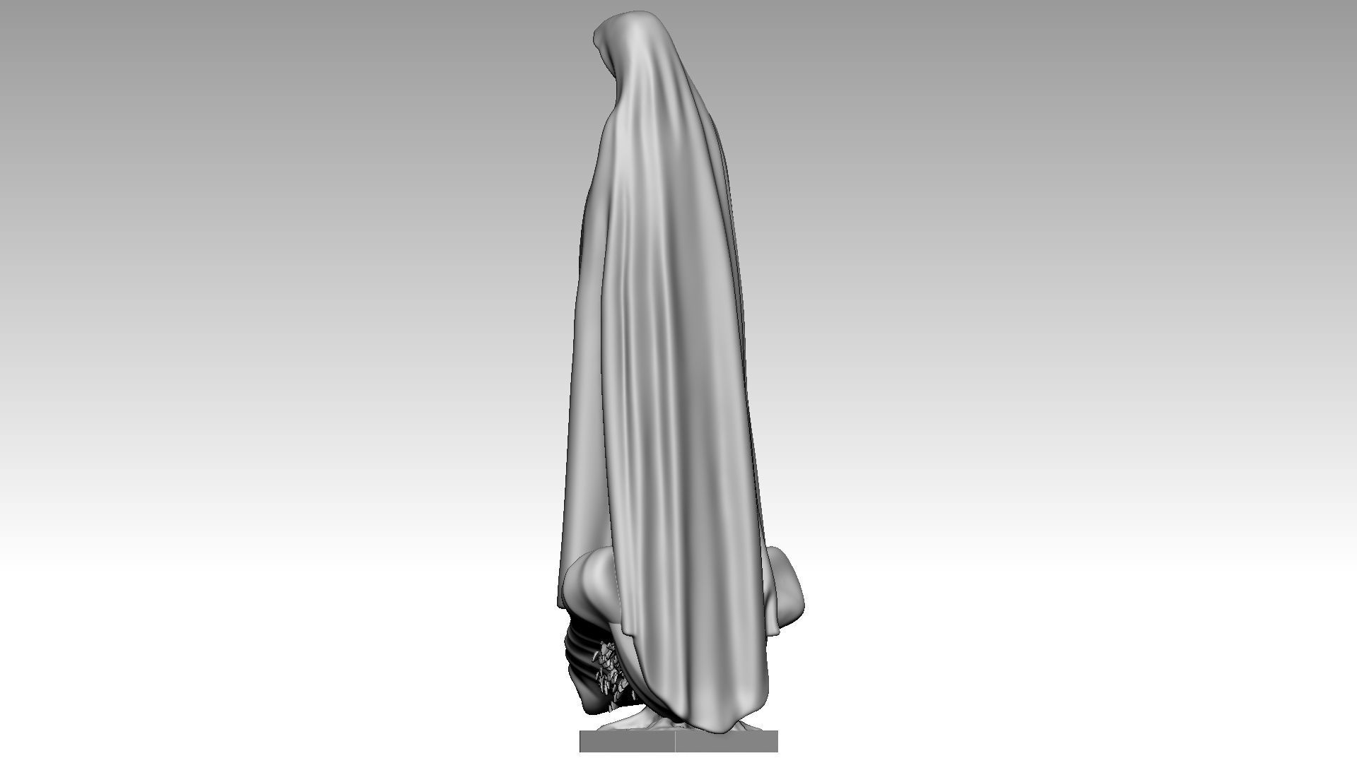 Virgin Mary appears at Fatima - Queen of Peace 3D print model_5